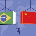 Contêineres ilustram o comércio entre Brasil e China