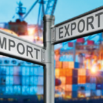 Comercio Exterior importação e exportação, containers no porto